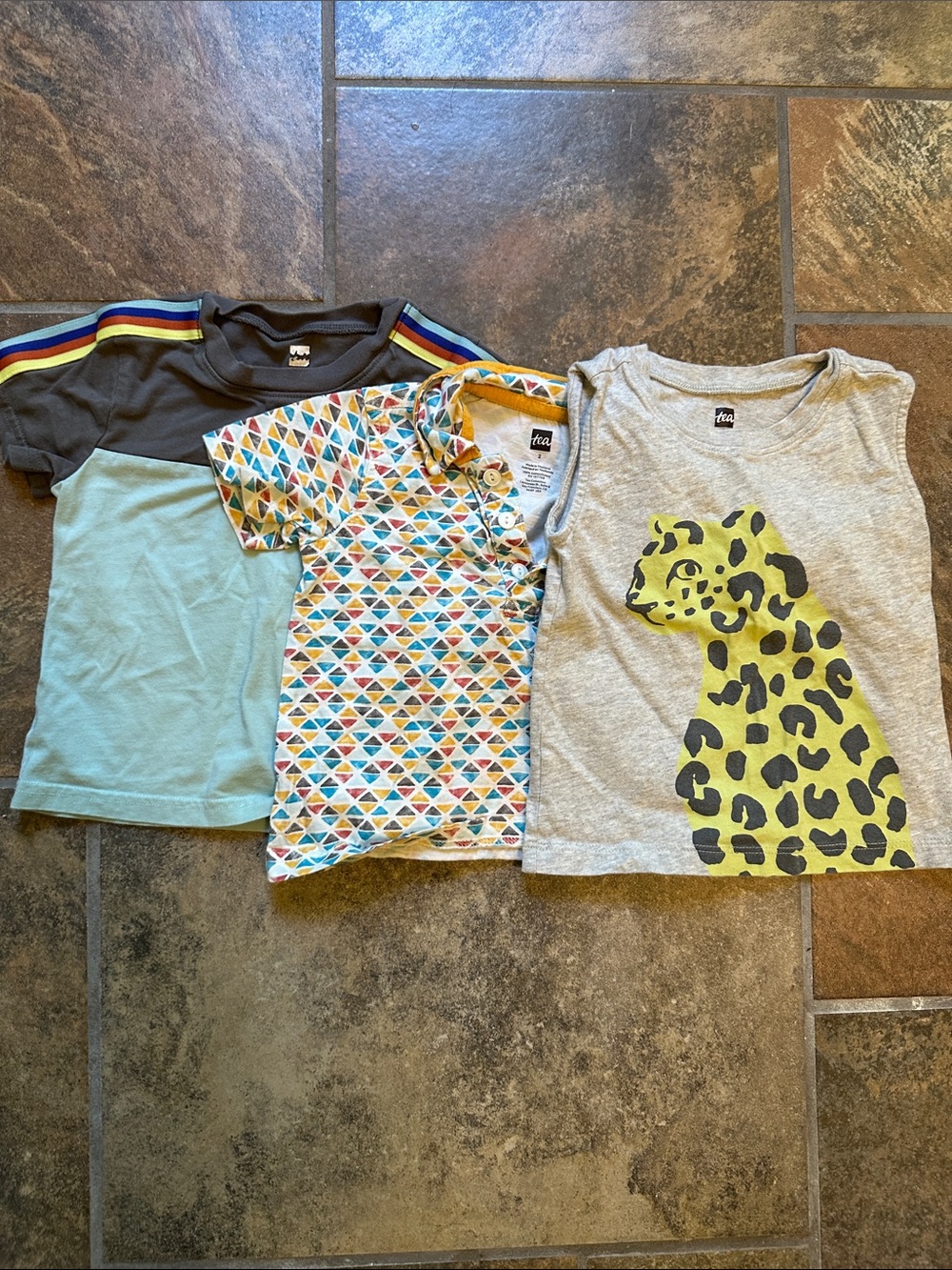 3 boys Tea Collection shirts - size 2